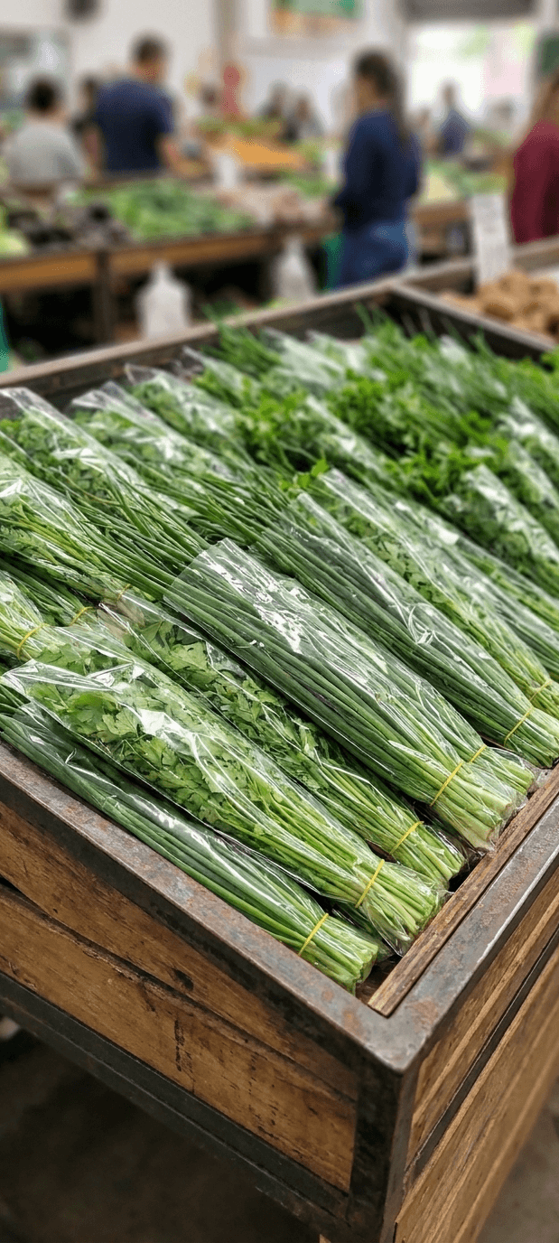 Cheiro-verde — expositor loja
